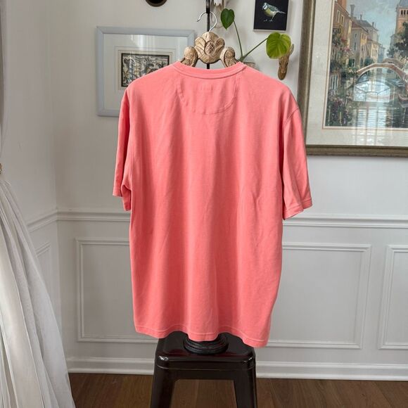 Tommy Bahama Short Sleeve Tshirt Soft Salmon Coral Orange XL - Picture 2 of 6